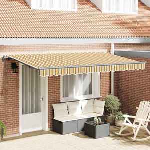 vidaXL Cortina Retractabilă Multicolour 400 x 200 cm imagine