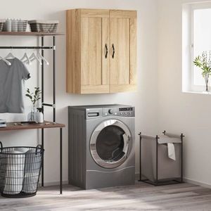 vidaXL Dulap TV pe perete stejar sonoma, 69, 5x34x90 cm, lemn prelucrat imagine