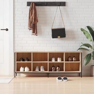 vidaXL Pantofar, stejar sonoma, 131x35x50 cm, lemn compozit imagine
