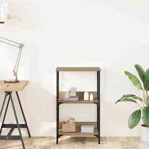 vidaXL Bibliotecă, stejar artizanal, 50x33x82 cm, lemn prelucrat imagine