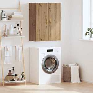 vidaXL Dulap montat pe perete stejar artizanal 69.5 x 34 x 90 cm imagine