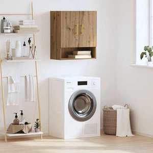 vidaXL Dulap de perete stejar artizanal 60 x 31 x 70 cm Lemn compozit imagine