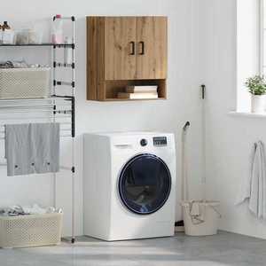 vidaXL Dulap de perete stejar artizanal 60 x 31 x 70 cm Lemn compozit imagine