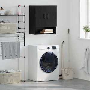 vidaXL Dulap de perete Stejar negru 60 x 31 x 70 cm Lemn compozit imagine