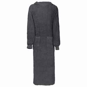 vidaXL Rochie de Noapte KINN Antracit XXL Bumbac imagine