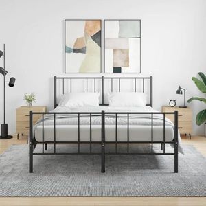 vidaXL Noptiere, 2 buc., stejar sonoma, 40x35x47, 5 cm, lemn compozit imagine