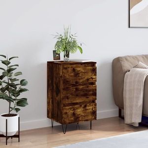 vidaXL Dulap, stejar afumat, 40x35x70 cm, lemn prelucrat imagine