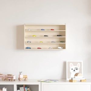 vidaXL Suport de expunere din lemn Maro 60 x 8.5 x 37 cm placaj imagine