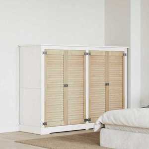 vidaXL Ușă de Dulap cu ușă 4 pcs natural 140.5 x 2.1 x 49.5 cm imagine