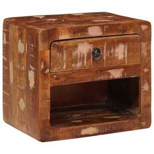 vidaXL Noptieră suspendată cu sertar Multicolour 40 x 30 x 36 cm imagine