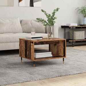 vidaXL Masă de cafea Lemn vechi 60 x 50 x 40 cm Lemn compozit imagine