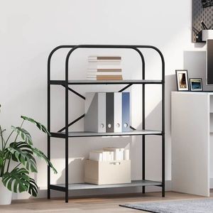 vidaXL Raft pentru cărți sonoma gri 80 x 30 x 109 cm Lemn compozit imagine
