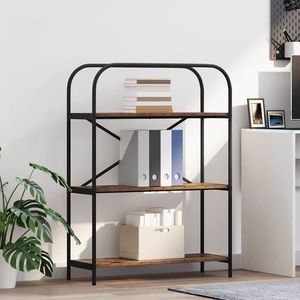 vidaXL Raft pentru cărți Lemn vechi 80 x 30 x 109 cm Lemn compozit imagine