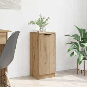 vidaXL Bufet stejar artizanal 30 x 30 x 70 cm Lemn compozit imagine