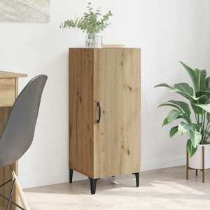 vidaXL Bufet stejar artizanal 34.5 x 34 x 90 cm Lemn compozit imagine