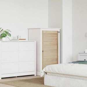 vidaXL Ușă de Dulap natural 140.5 x 2.1 x 49.5 cm Lemn masiv de pin imagine