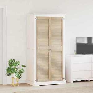 vidaXL Ușă de Dulap cu ușă 2 pcs natural 140.5 x 2.1 x 49.5 cm imagine