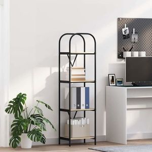 vidaXL Raft pentru cărți Stejar sonoma 40 x 30 x 146 cm Lemn compozit imagine