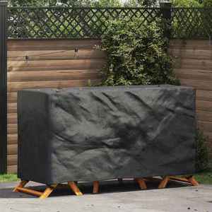 vidaXL Husă pentru mobilier de exterior Negru 180 x 70 x 90 cm 600D imagine