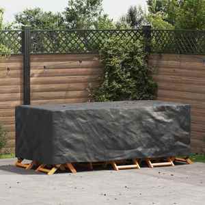 vidaXL Husă pentru mobilier de exterior Negru 229 x 113 x 73 cm 210D imagine