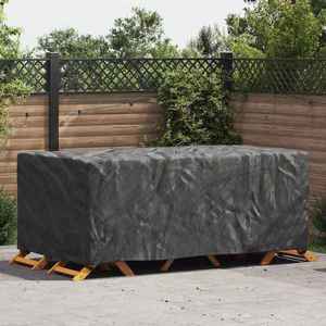 vidaXL Husă pentru mobilier de exterior Negru 240 x 110 x 70 cm 600D imagine