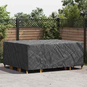vidaXL Husă pentru mobilier de exterior Negru 250 x 210 x 90 cm 420D imagine