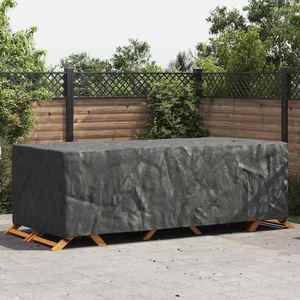 vidaXL Husă pentru mobilier de exterior Negru 300 x 110 x 70 cm 210D imagine