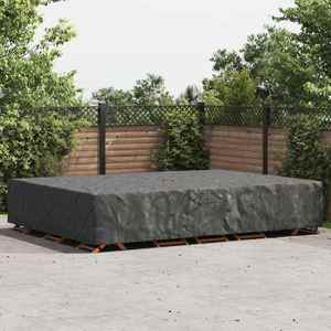 vidaXL Husă pentru mobilier de exterior Negru 350 x 260 x 90 cm 210D imagine