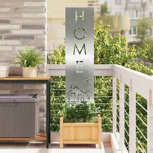 vidaXL Ecran de intimitate pentru grădină Argintiu 32 x 140 cm imagine