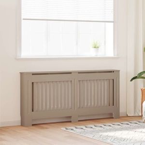 vidaXL Capac pentru radiator 2 pcs Maro 172 x 19 x 81, 5cm imagine
