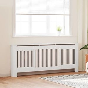 vidaXL Capac pentru radiator 2 pcs Alb 205 x 20, 5 x 81, 5cm imagine