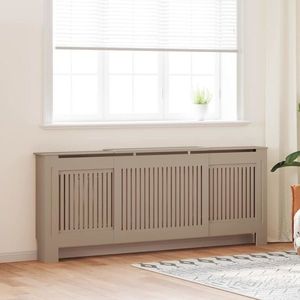 vidaXL Capac pentru radiator 2 pcs Maro 205 x 20, 5 x 81, 5cm imagine