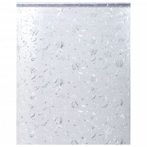 vidaXL Folie fereastră mată, model sablat cu floare, 60x500 cm, PVC imagine