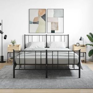 vidaXL Noptiere, 2 buc., stejar sonoma, 40, 5x31x60 cm, lemn compozit imagine