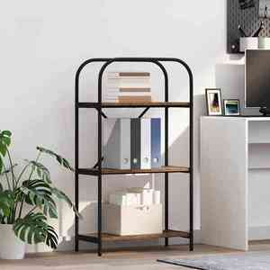 vidaXL Raft pentru cărți Lemn vechi 60 x 30 x 109 cm Lemn compozit imagine