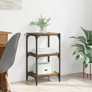 vidaXL Dulap pentru cărți Lemn vechi 40 x 33 x 70, 5 cm imagine