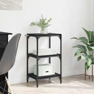 vidaXL Dulap pentru cărți Stejar negru 40 x 33 x 70, 5 cm imagine