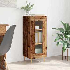 vidaXL Bufet Lemn vechi 34 x 34.5 x 90 cm Lemn compozit imagine