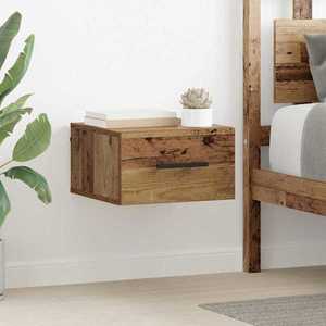 vidaXL Dulap de noapte Lemn vechi 35 x 35 x 20 cm Lemn compozit imagine