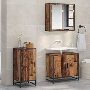 vidaXL Bufet Lemn vechi 35 x 35.5 x 76 cm Lemn compozit imagine