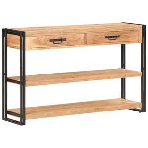 vidaXL Servantă, 120 x 30 x 75 cm, lemn masiv de acacia imagine