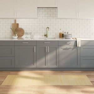 vidaXL Covor dreptunghiular, natural deschis, 60x200 cm, bambus imagine