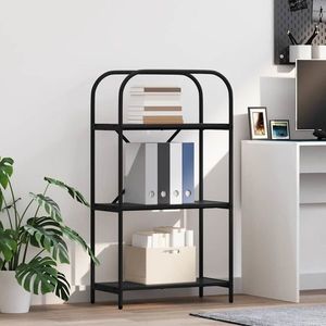 vidaXL Raft pentru cărți Stejar negru 60 x 30 x 109 cm Lemn compozit imagine