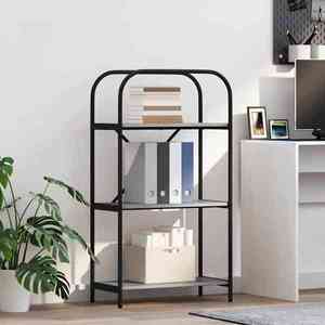 vidaXL Raft pentru cărți sonoma gri 60 x 30 x 109 cm Lemn compozit imagine