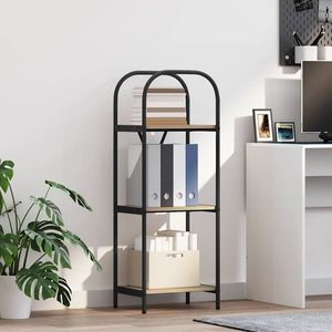 vidaXL Raft pentru cărți Stejar sonoma 40 x 30 x 109 cm Lemn compozit imagine