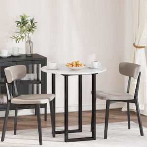 vidaXL Placă de masă Alb foarte lucios 70 x 70 x 1.5 cm Lemn compozit imagine