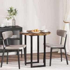 vidaXL Placă de masă Stejar afumat 70 x 70 x 1.5 cm Lemn compozit imagine