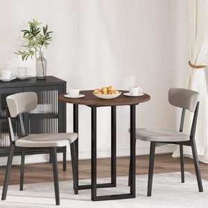 vidaXL Placă de masă Stejar brun 70 x 70 x 1.5 cm Lemn compozit imagine