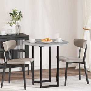 vidaXL Placă de masă sonoma gri 80 x 80 x 1.5 cm Lemn compozit imagine