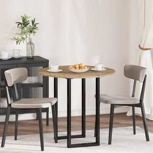 vidaXL Placă de masă stejar artizanal 80 x 80 x 1.5 cm Lemn compozit imagine